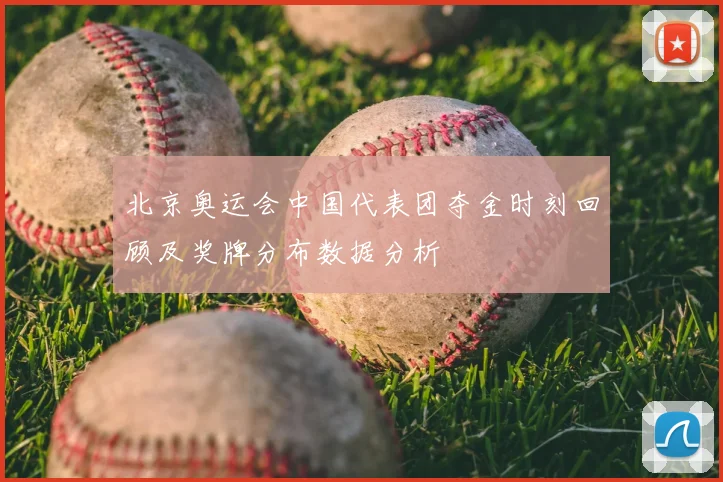 北京奥运会中国代表团夺金时刻回顾及奖牌分布数据分析